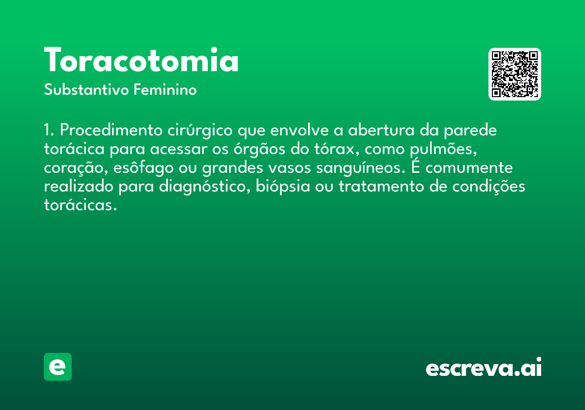 toracotomia