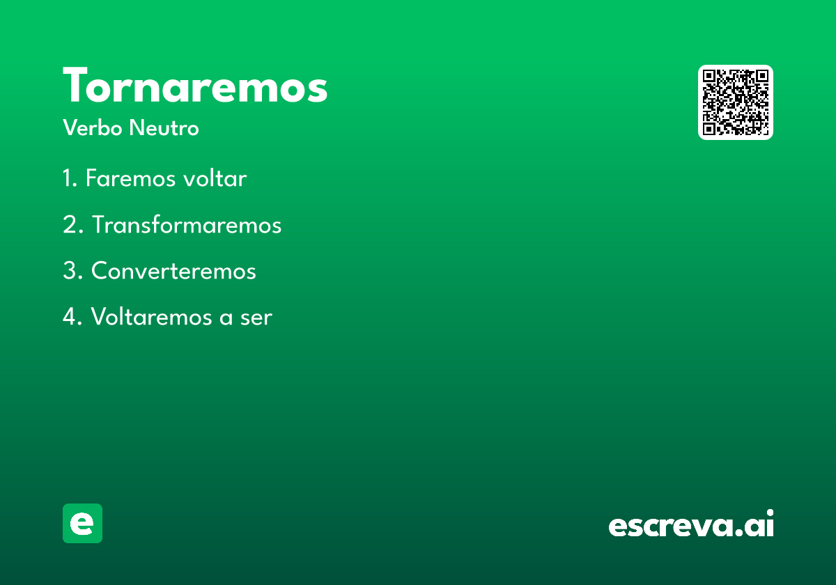 tornaremos