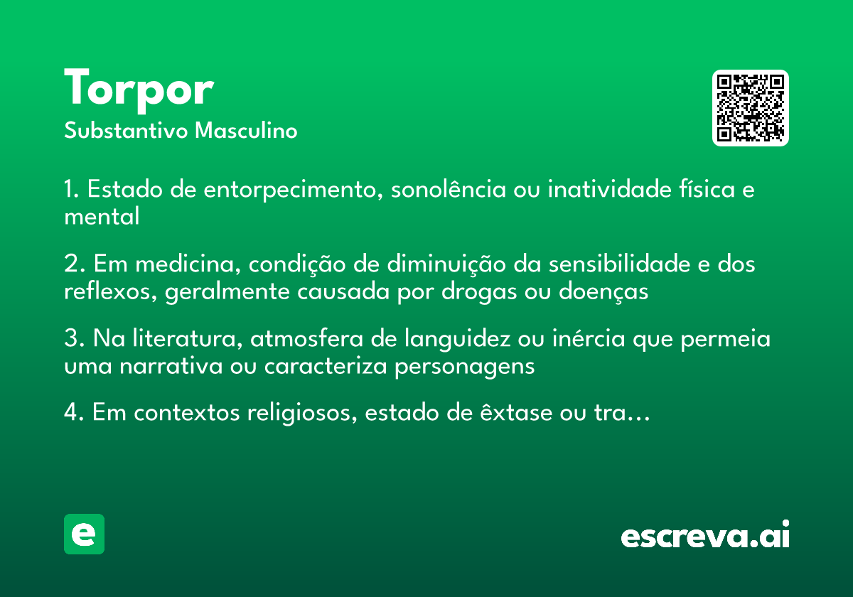 torpor