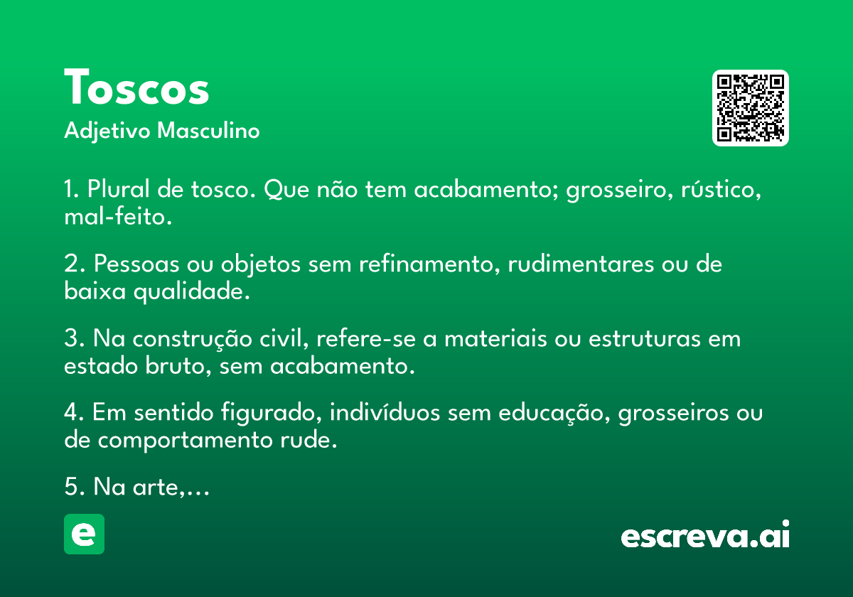 toscos
