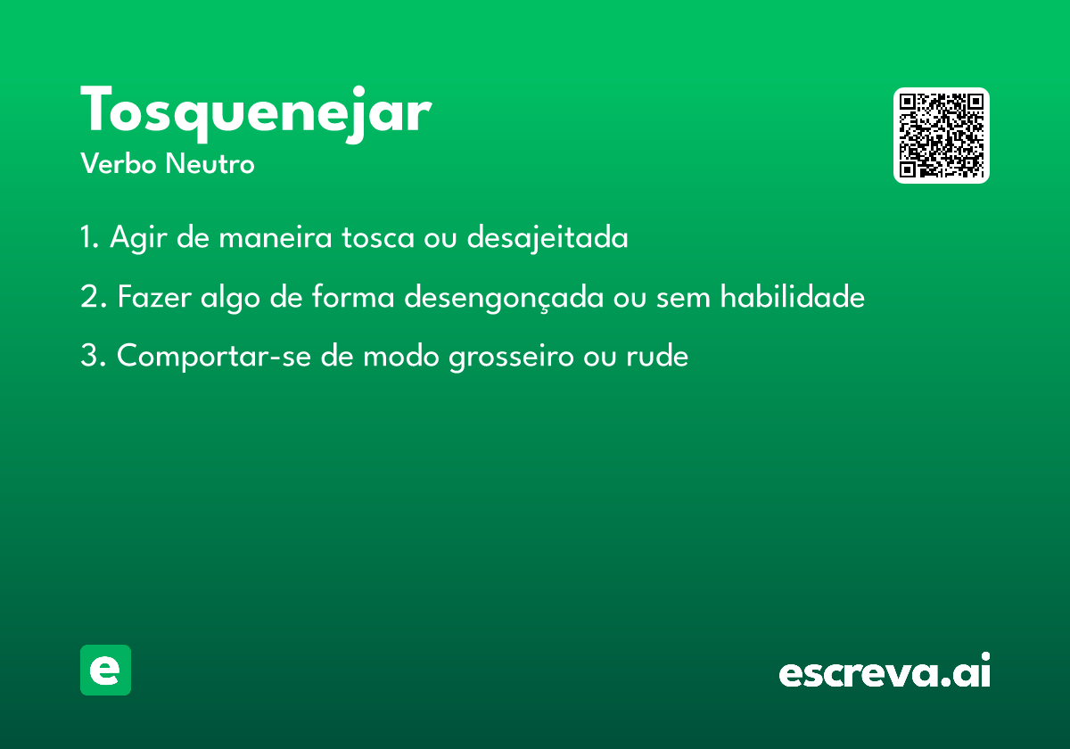 tosquenejar