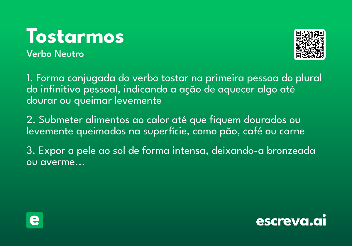 tostarmos