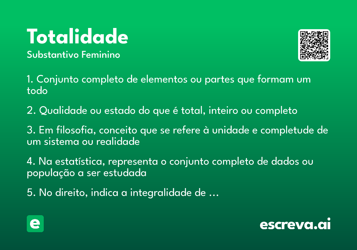 totalidade