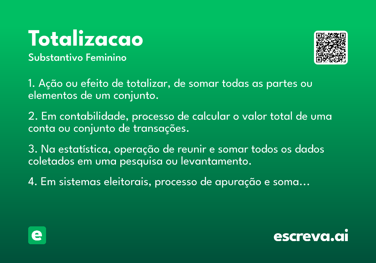 totalizacao