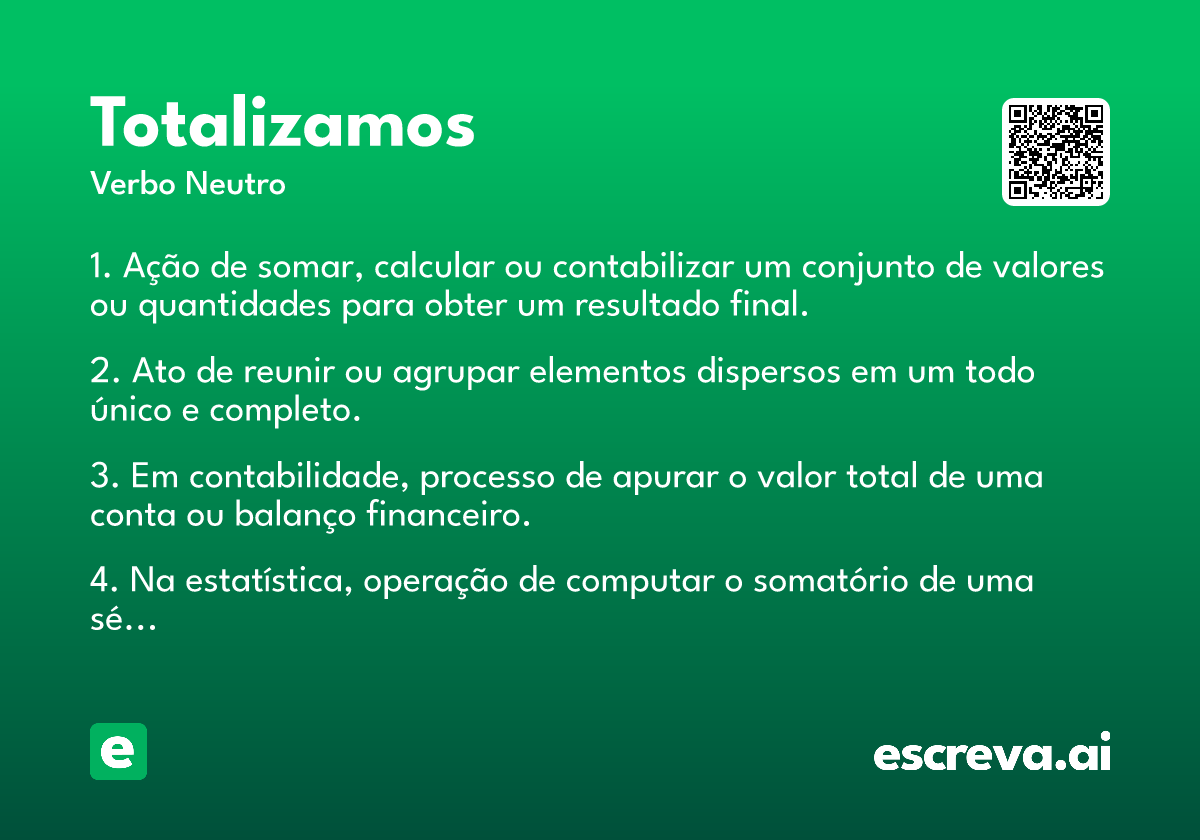 totalizamos
