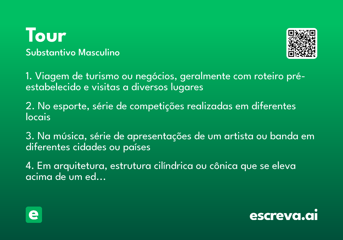 tour