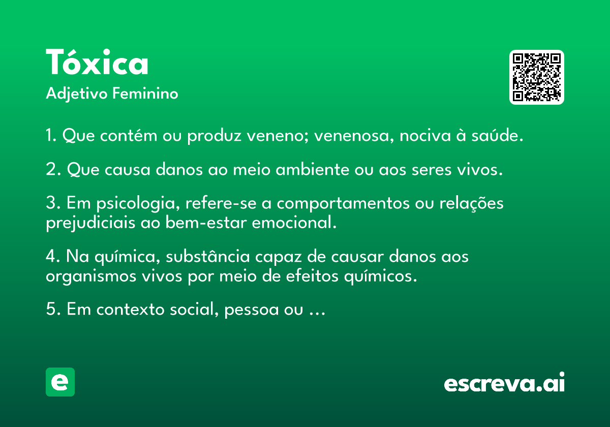 tóxica