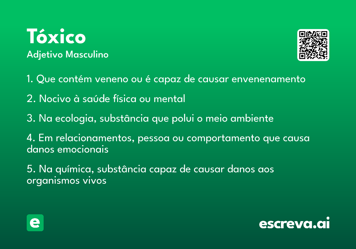 tóxico