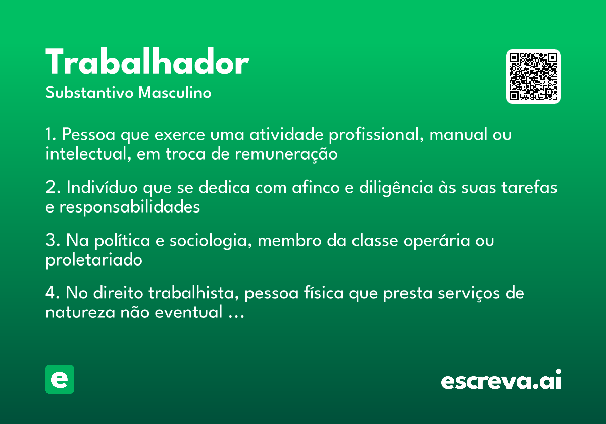 trabalhador