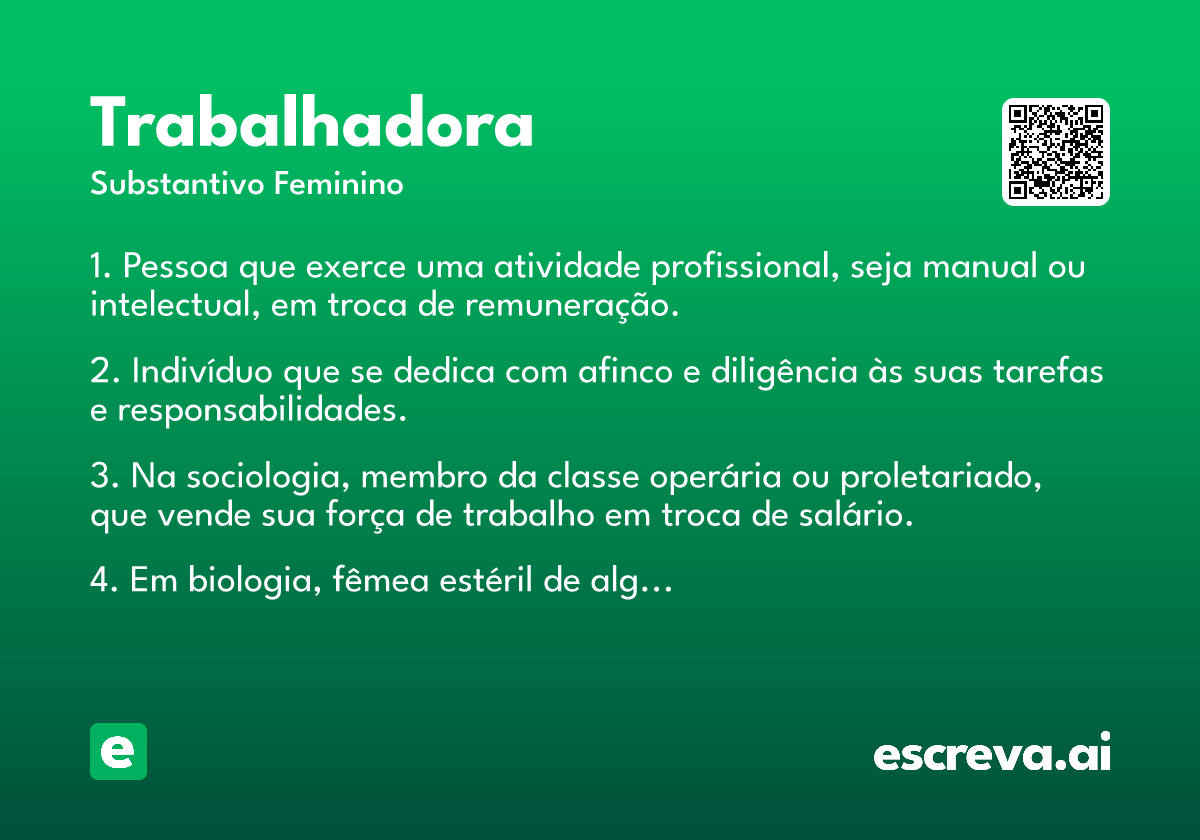 trabalhadora