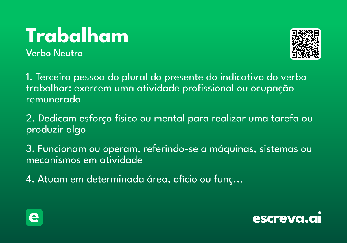 trabalham