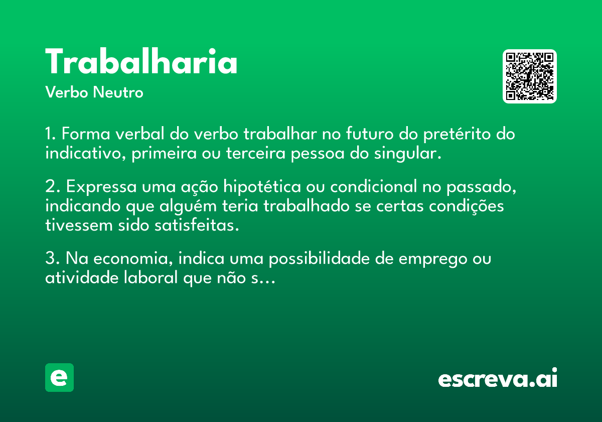 trabalharia