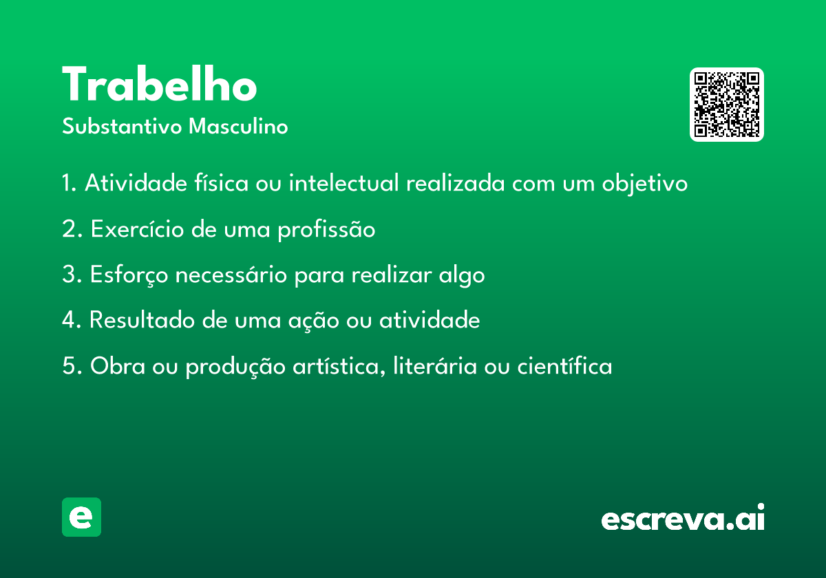 trabelho