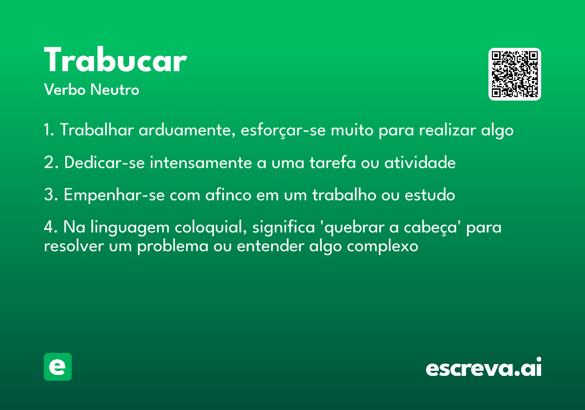 trabucar