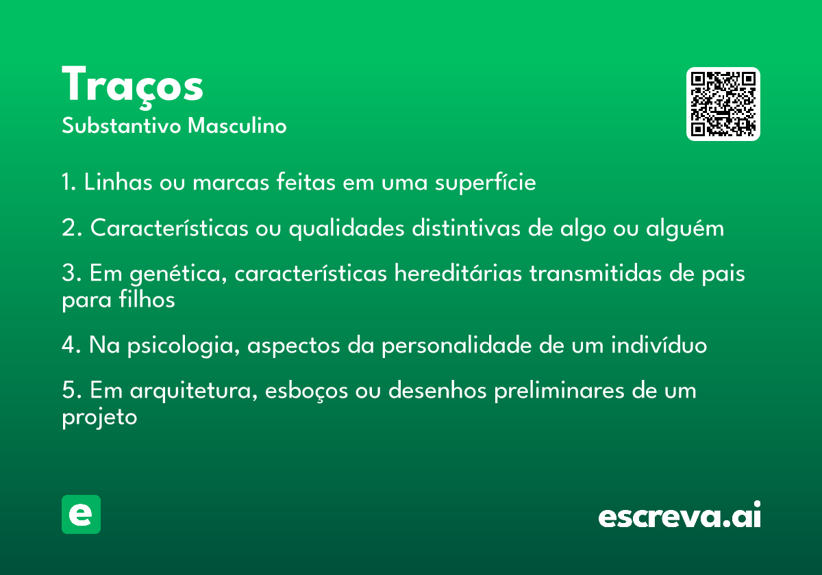 traços