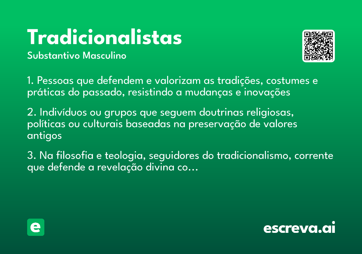 tradicionalistas