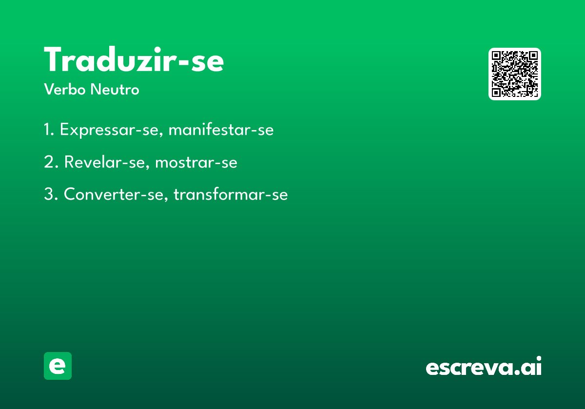traduzir-se