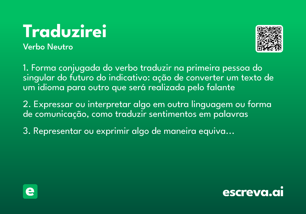 traduzirei