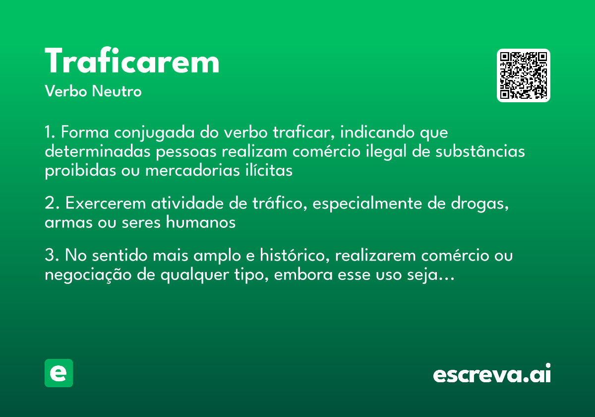 traficarem