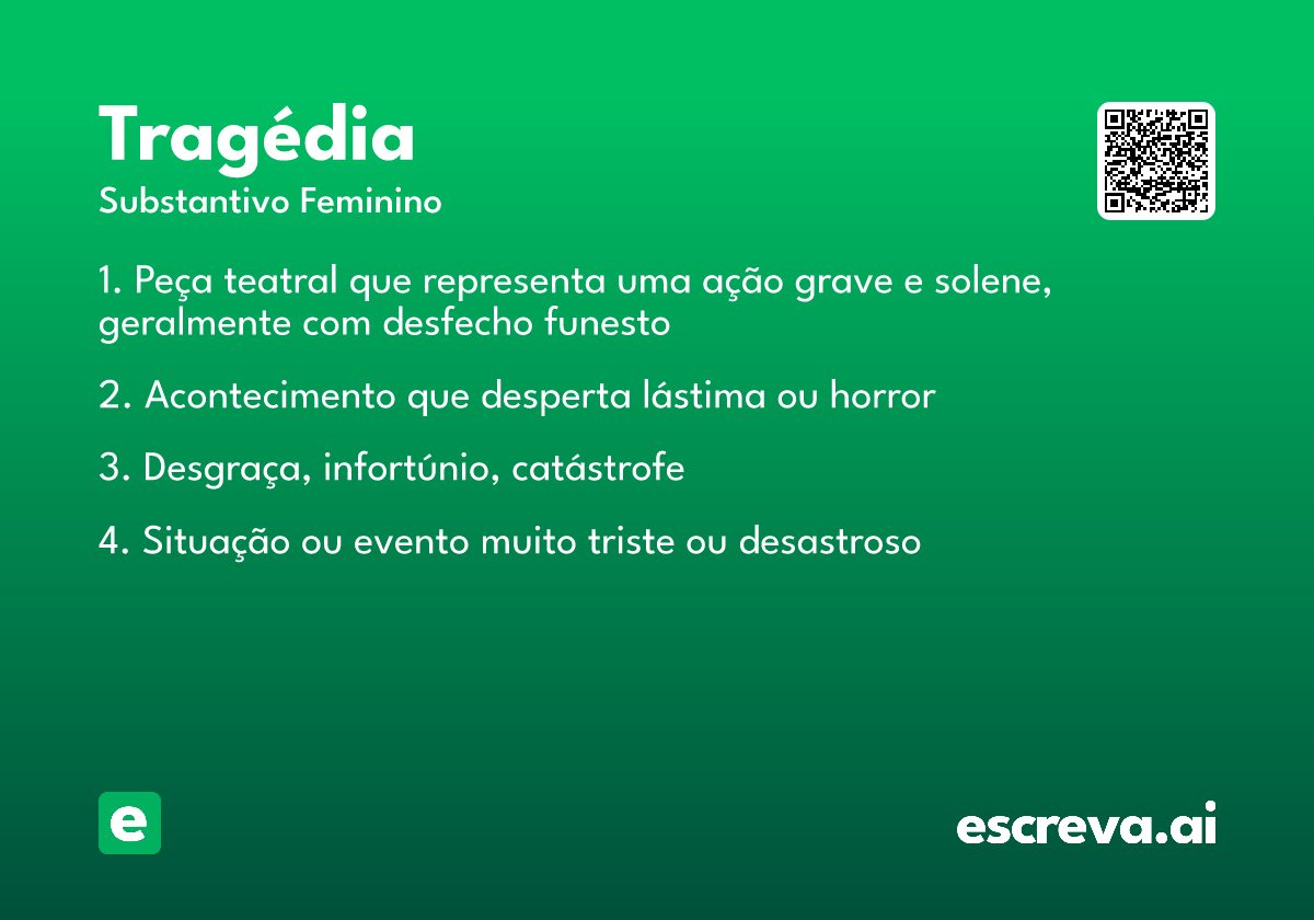tragédia