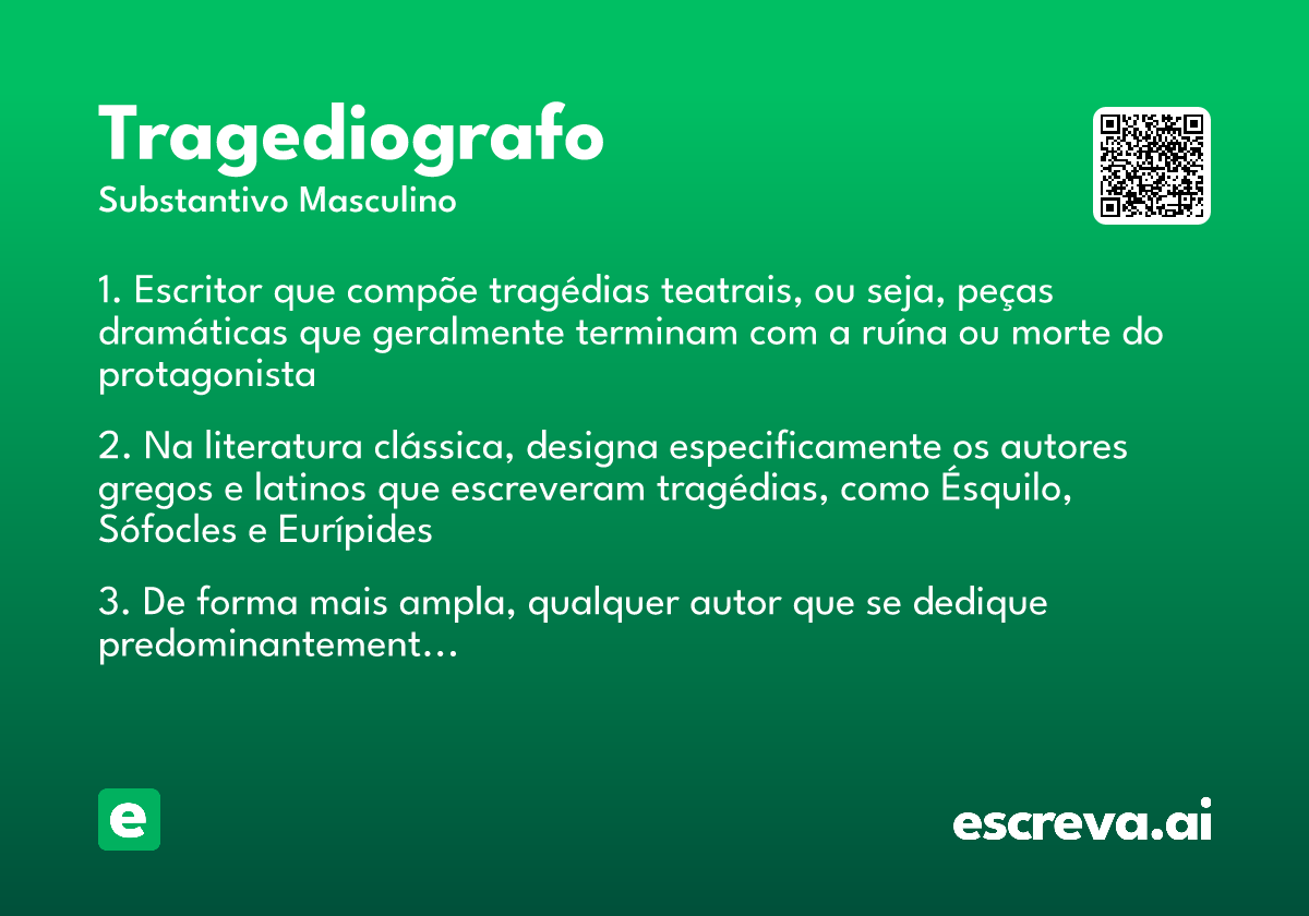 tragediografo