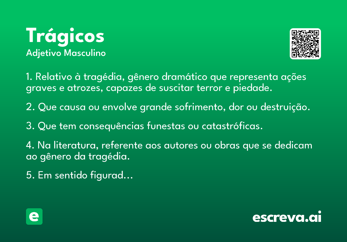 trágicos