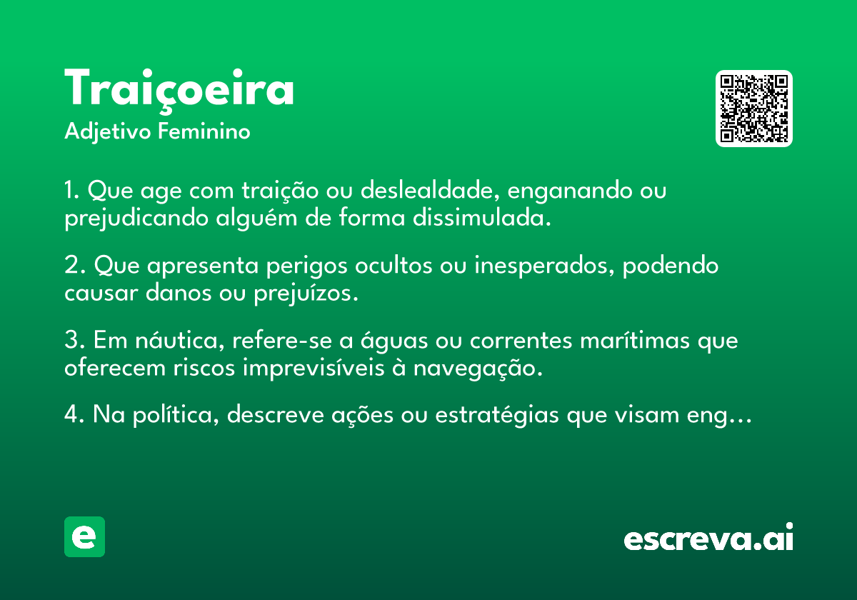 traiçoeira