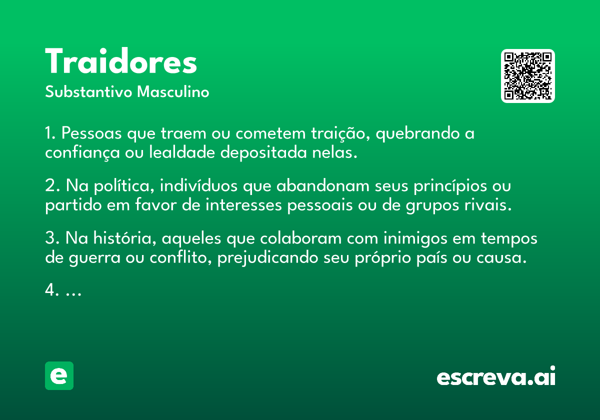 traidores