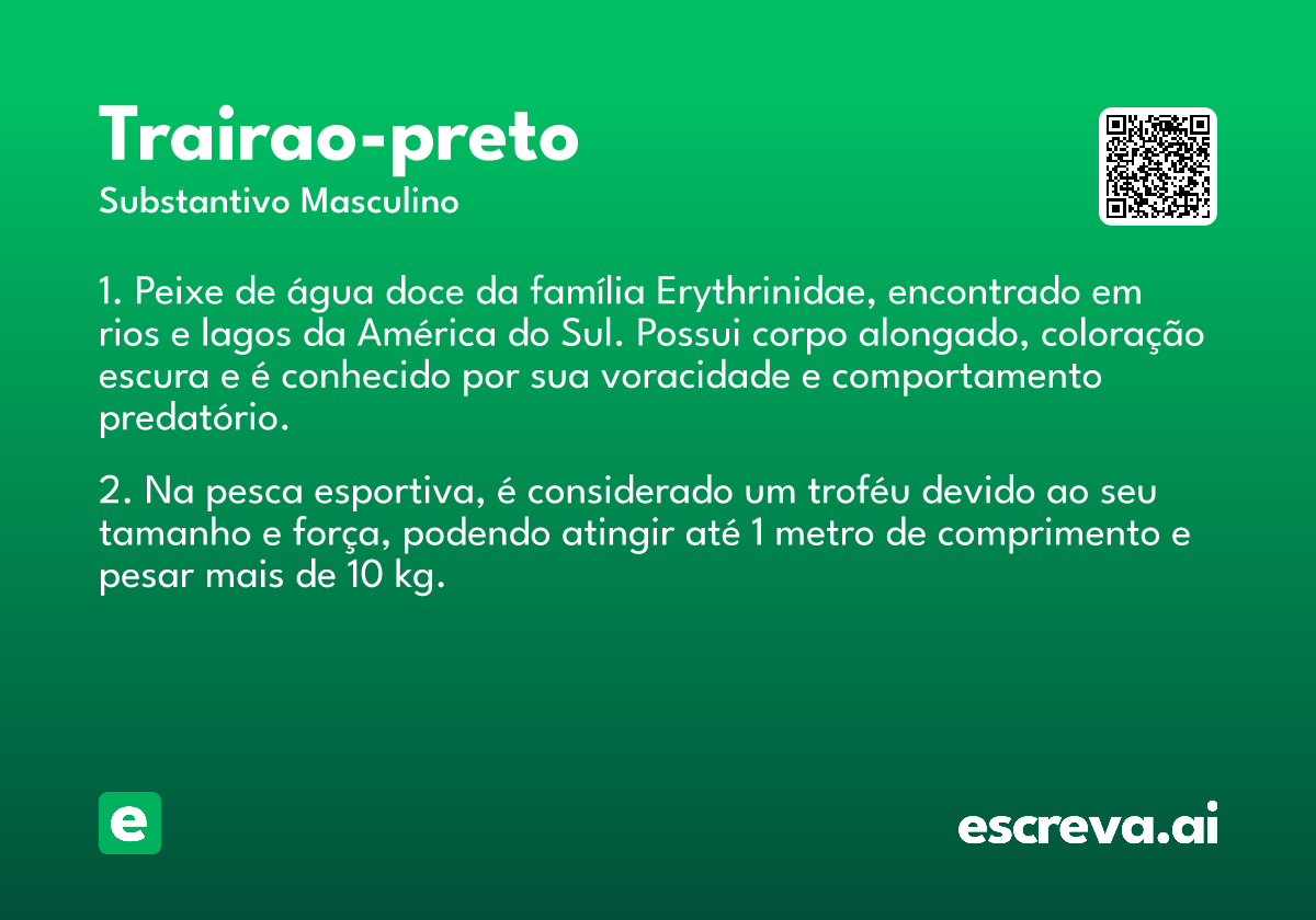 trairao-preto