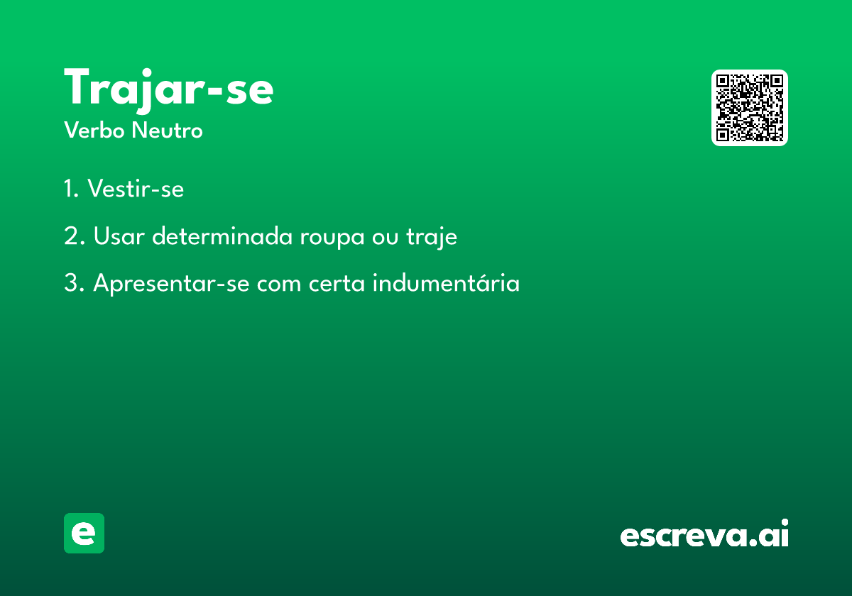 trajar-se