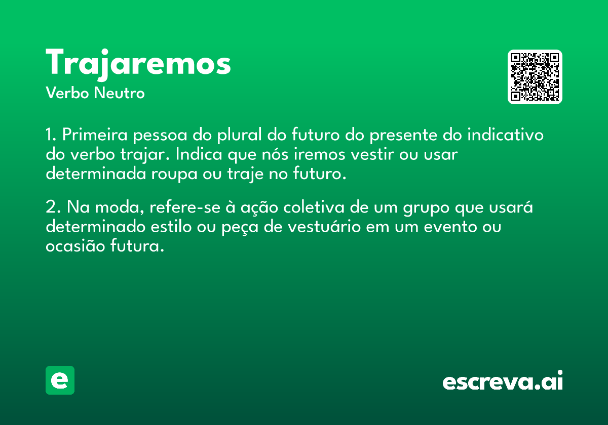 trajaremos