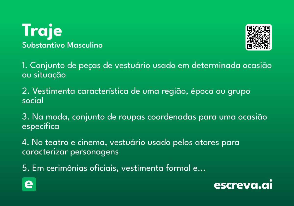 traje