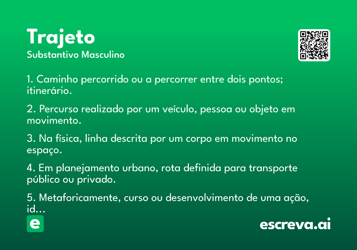 trajeto