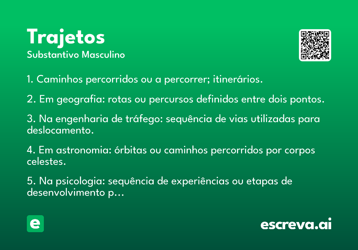 trajetos