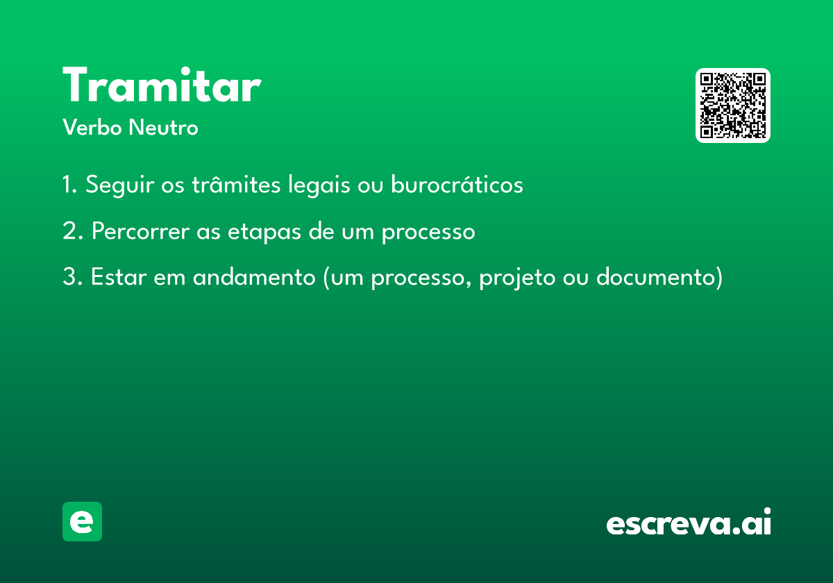 tramitar