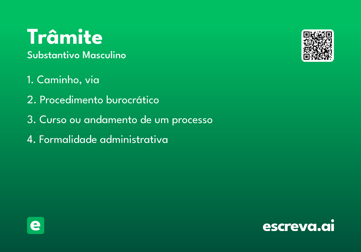 trâmite
