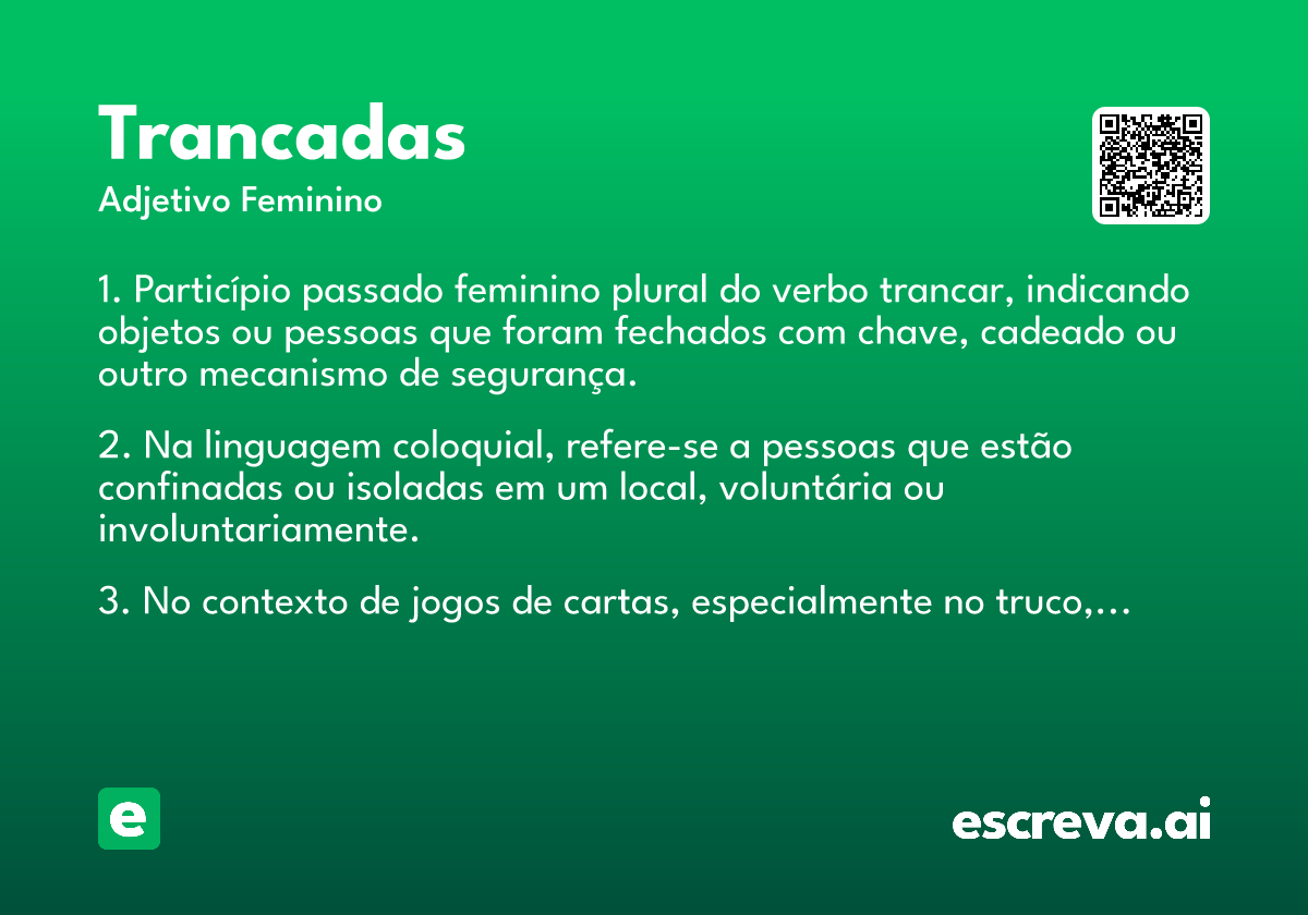 trancadas