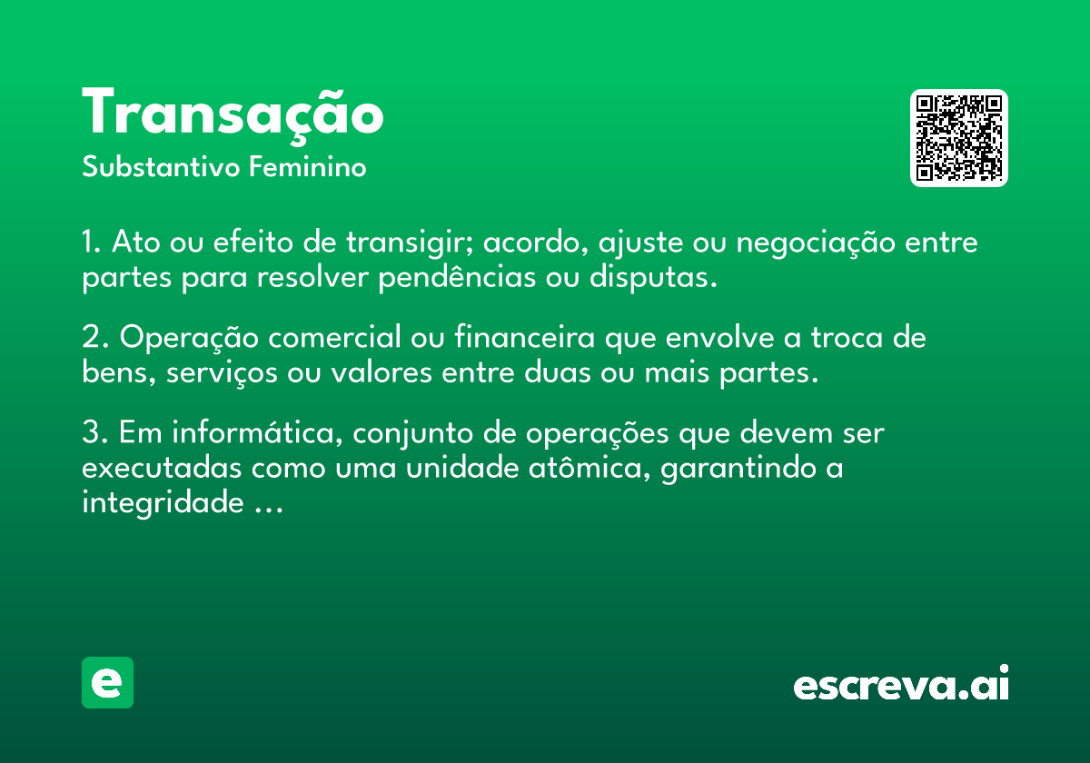 transação
