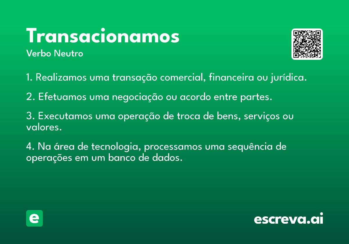 transacionamos