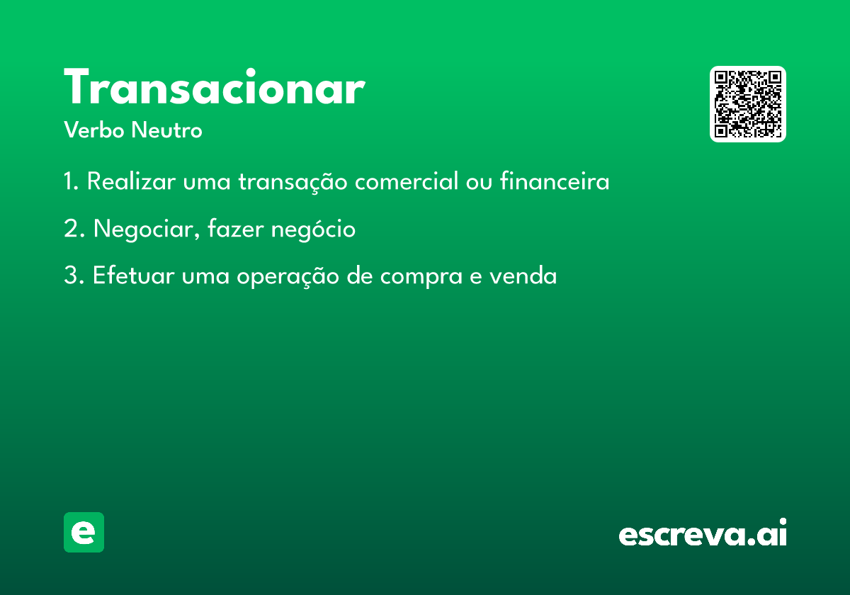 transacionar