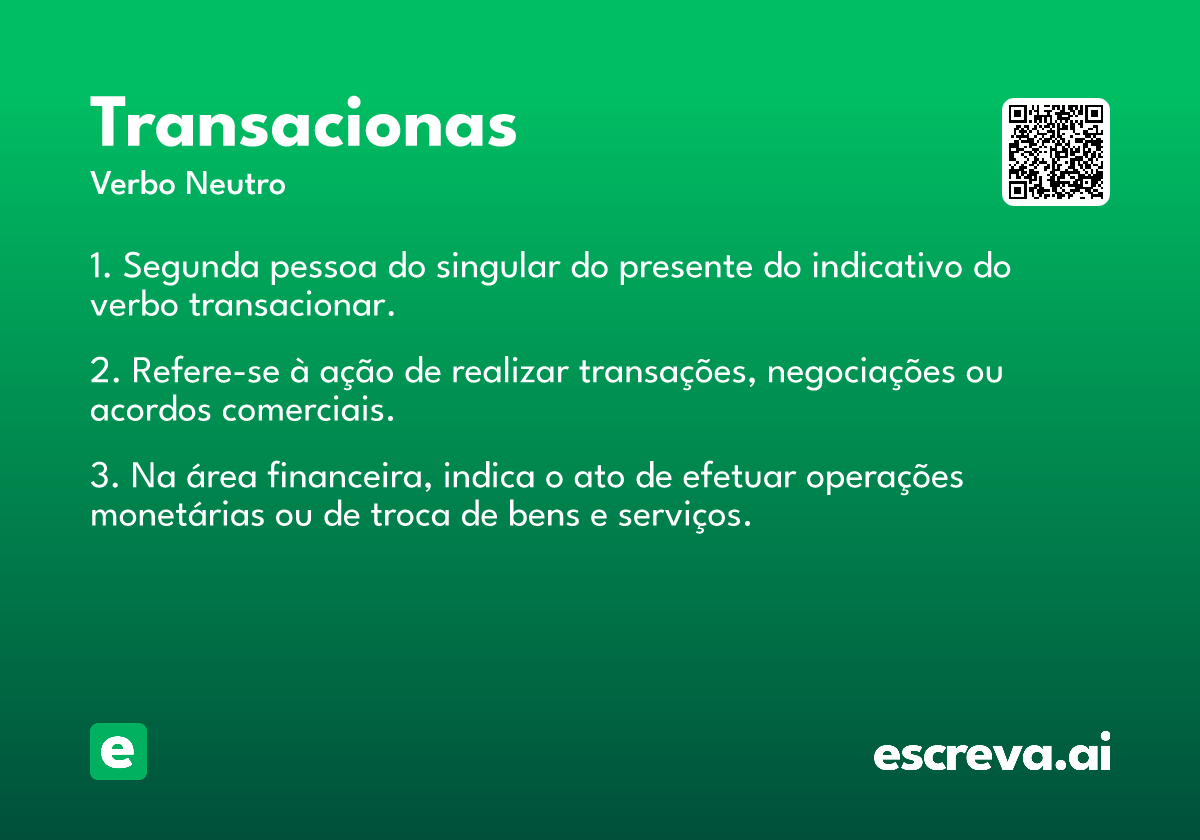 transacionas