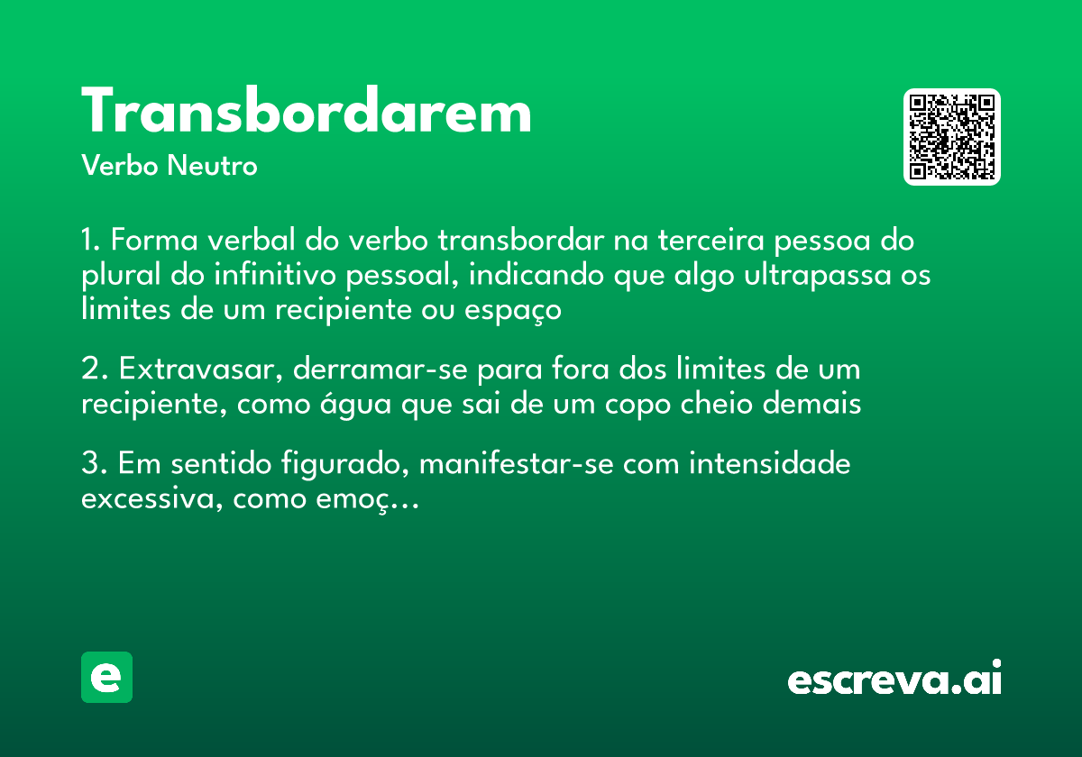transbordarem