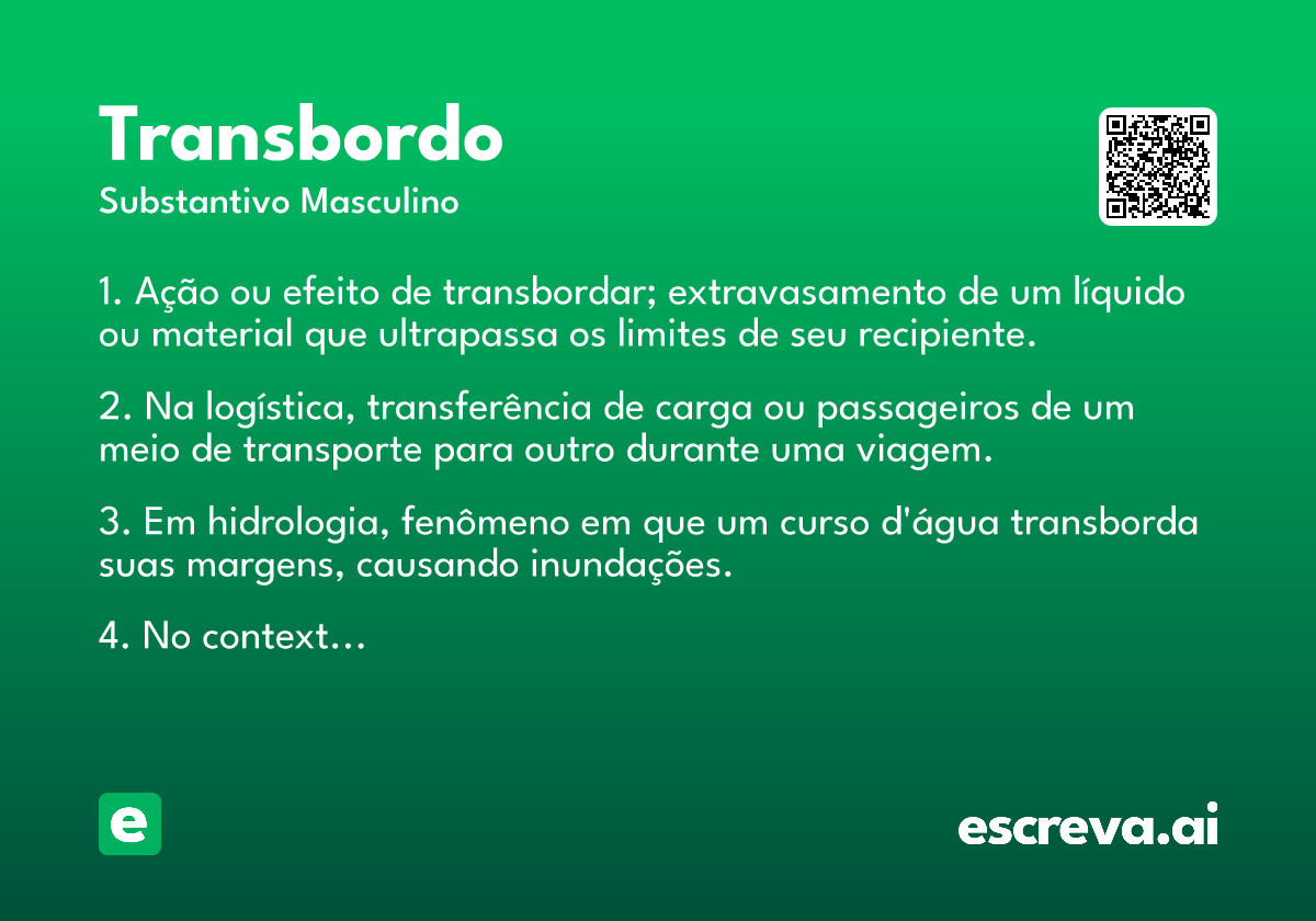 transbordo