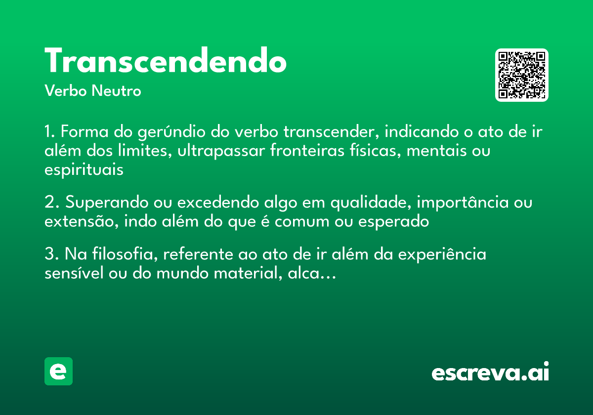 transcendendo