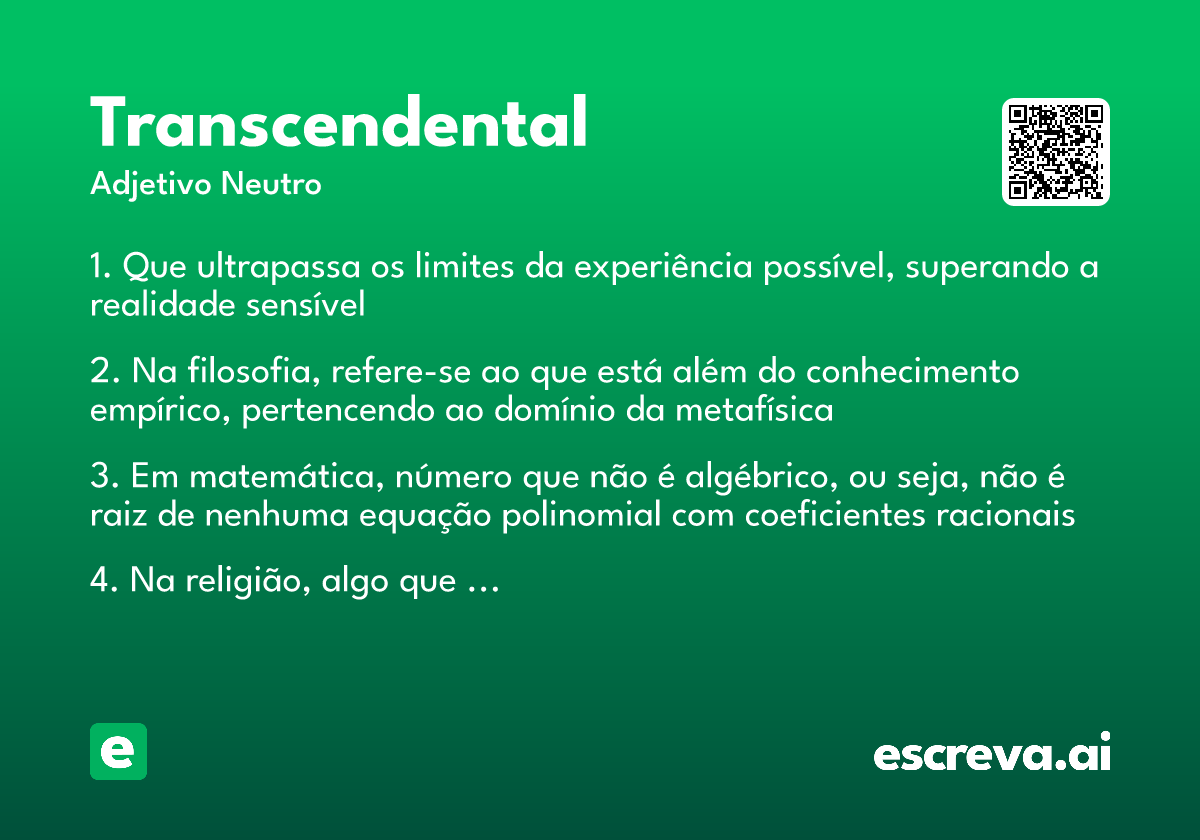 transcendental