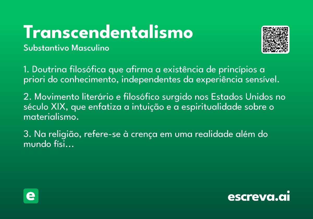 transcendentalismo
