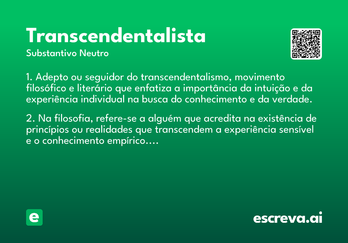 transcendentalista