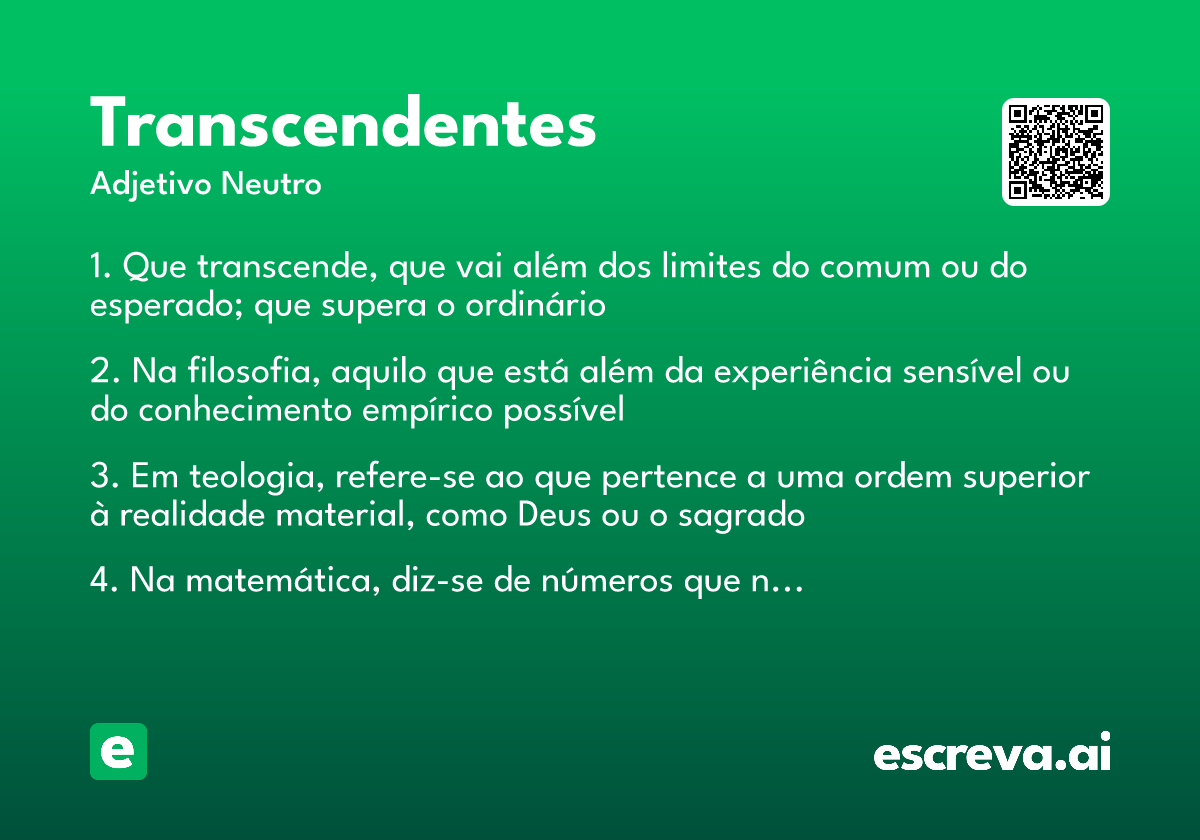transcendentes