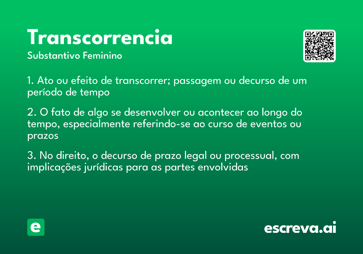 transcorrencia