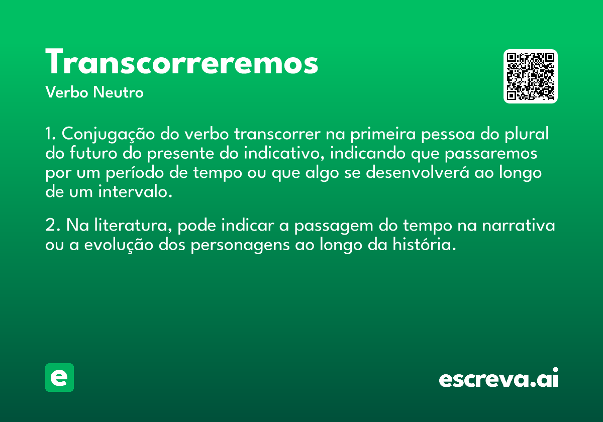 transcorreremos